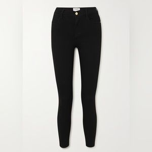 Frame LeHigh Skinny Jeans in Black